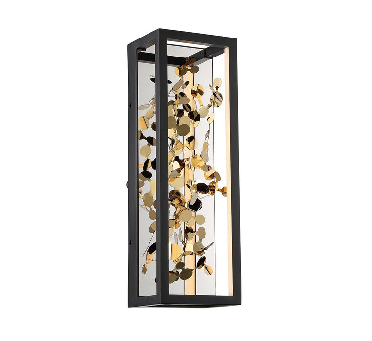 Lib & Co. - 10110-02 - LED Wall Mount - Terlizzi - Matte Black with Gold Accent