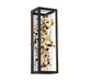 Lib & Co. - 10110-02 - LED Wall Mount - Terlizzi - Matte Black with Gold Accent