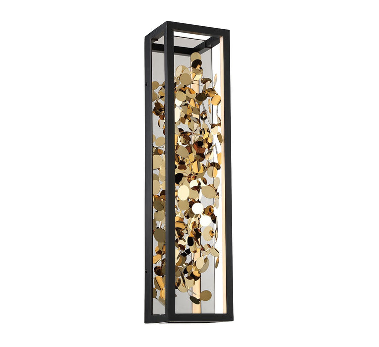 Lib & Co. - 10111-02 - LED Wall Mount - Terlizzi - Matte Black with Gold Accent