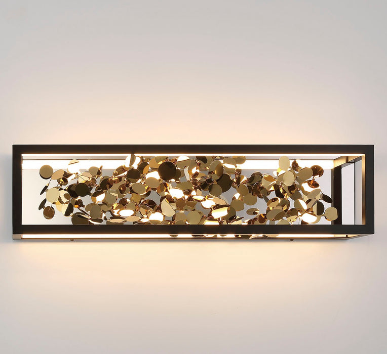 Lib & Co. - 10111-02 - LED Wall Mount - Terlizzi - Matte Black with Gold Accent