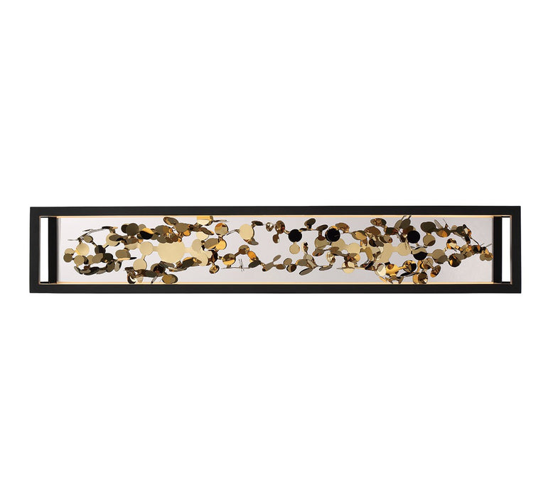 Lib & Co. - 10112-02 - LED Wall Mount - Terlizzi - Matte Black with Gold Accent