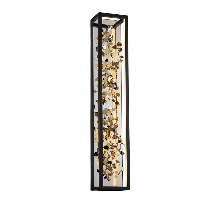Lib & Co. - 10112-02 - LED Wall Mount - Terlizzi - Matte Black with Gold Accent