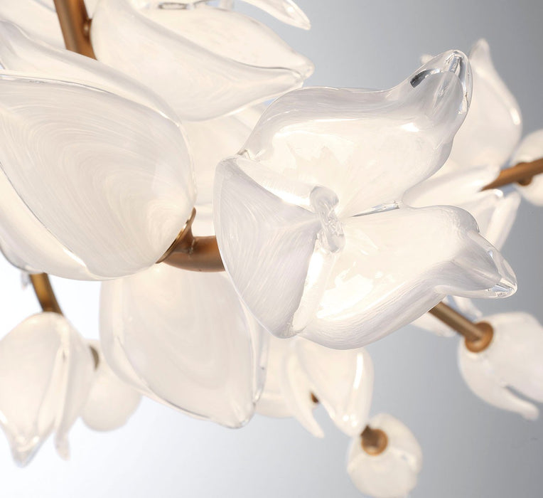 Lib & Co. - 10113-03 - LED Chandelier - Belluno - Champagne Gold