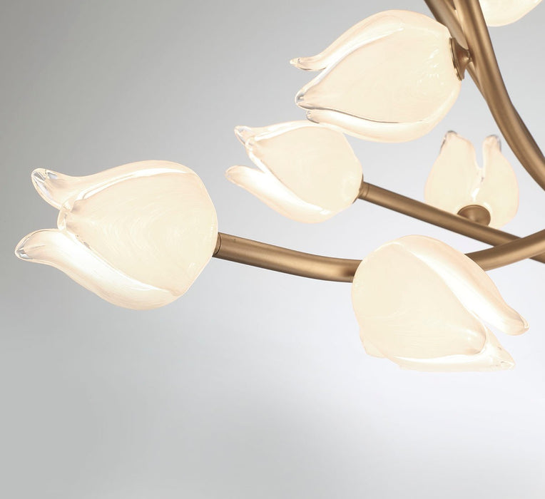 Lib & Co. - 10114-03 - LED Chandelier - Belluno - Champagne Gold