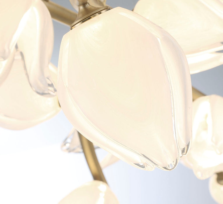 Lib & Co. - 10114-03 - LED Chandelier - Belluno - Champagne Gold