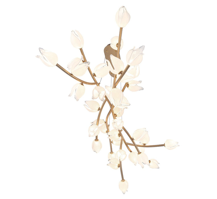 Lib & Co. - 10116-03 - LED Chandelier - Belluno - Champagne Gold
