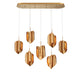 Lib & Co. - 10120-04 - LED Chandelier - Portofino - Satin Gold