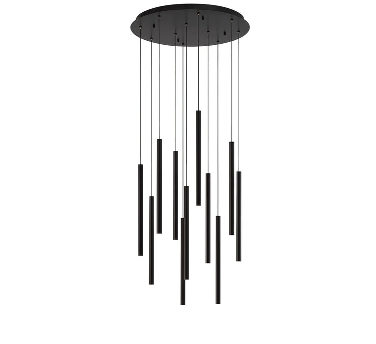 Lib & Co. - 10143-02 - LED Chandelier - Amalfi - Matte Black