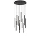 Lib & Co. - 10143-02 - LED Chandelier - Amalfi - Matte Black