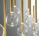 Lib & Co. - 10148-07 - LED Chandelier - Positano - Plated Brushed gold