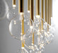 Lib & Co. - 10150-07 - LED Chandelier - Positano - Plated Brushed Gold