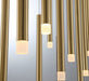 Lib & Co. - 10151-07 - LED Chandelier - Amalfi - Plated Brushed Gold