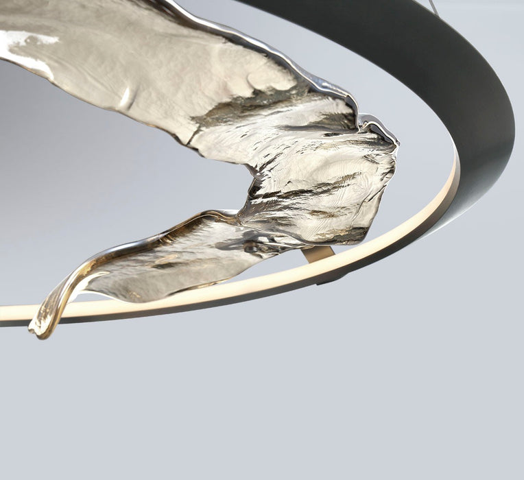 Lib & Co. - 10175-015 - LED Chandelier - Nettuno - Metallic Brushed Grey