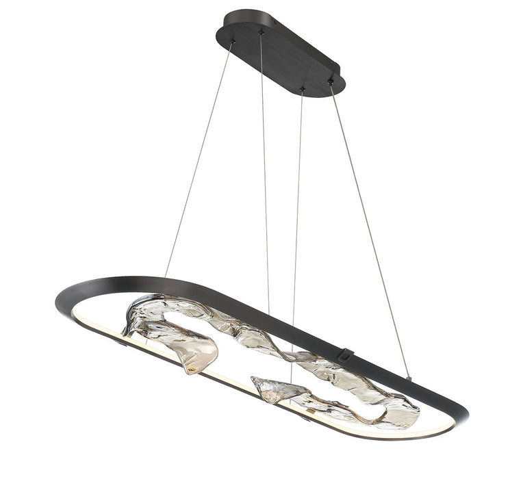 Lib & Co. - 10178-015 - LED Chandelier - Nettuno - Metallic Brushed Grey