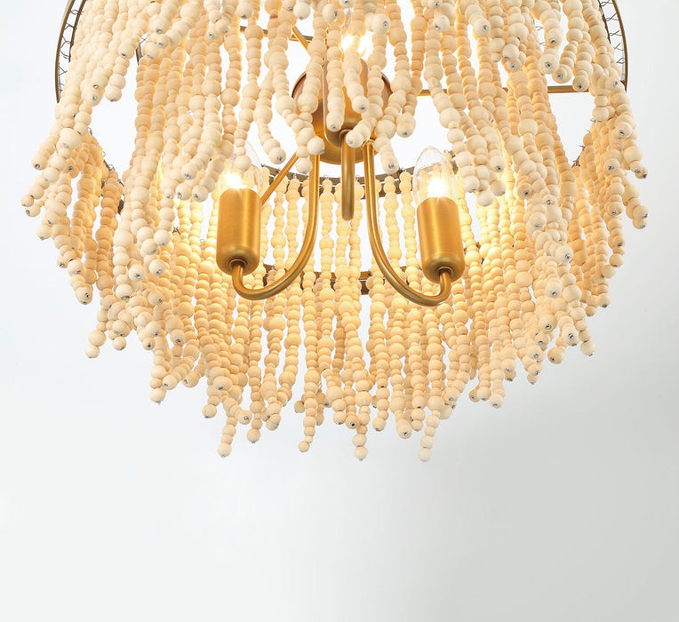 Lib & Co. - 10181-025 - Five Light Chandelier - Molfetta - Antique Brass