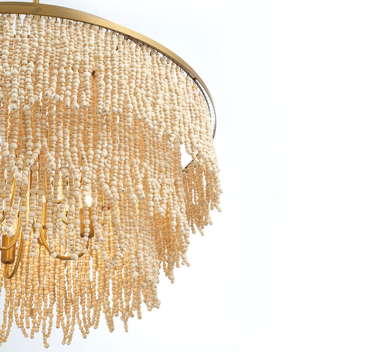 Lib & Co. - 10181-025 - Five Light Chandelier - Molfetta - Antique Brass