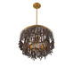 Lib & Co. - 10181-026 - Five Light Chandelier - Molfetta - Antique Brass