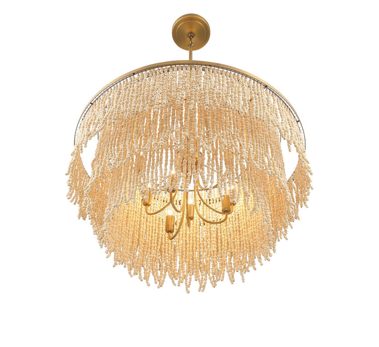 Lib & Co. - 10182-025 - Nine Light Chandelier - Molfetta - Antique Brass