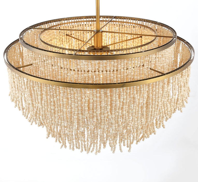 Lib & Co. - 10182-025 - Nine Light Chandelier - Molfetta - Antique Brass