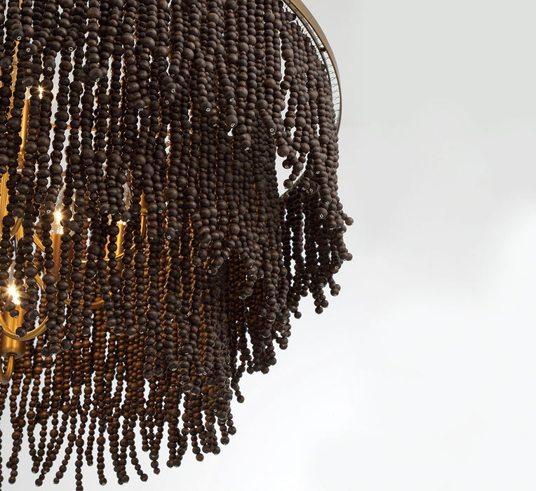 Lib & Co. - 10182-026 - Nine Light Chandelier - Molfetta - Antique Brass