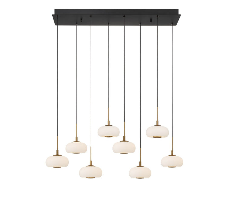 Lib & Co. - 10198-02 - LED Chandelier - Adelfia - Matte Black