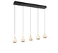 Lib & Co. - 10208-02 - LED Chandelier - Baveno - Matte Black