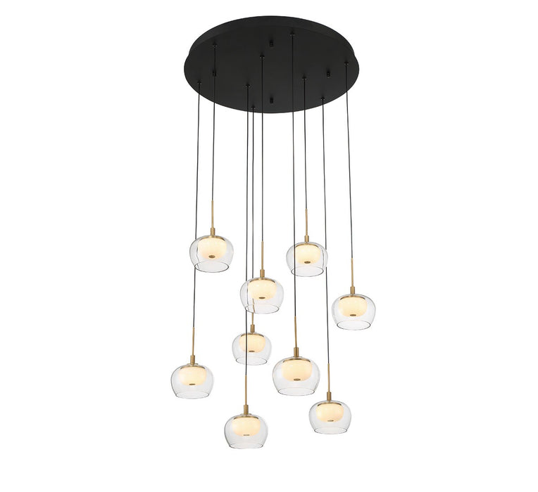 Lib & Co. - 10213-02 - LED Chandelier - Manarola - Matte Black