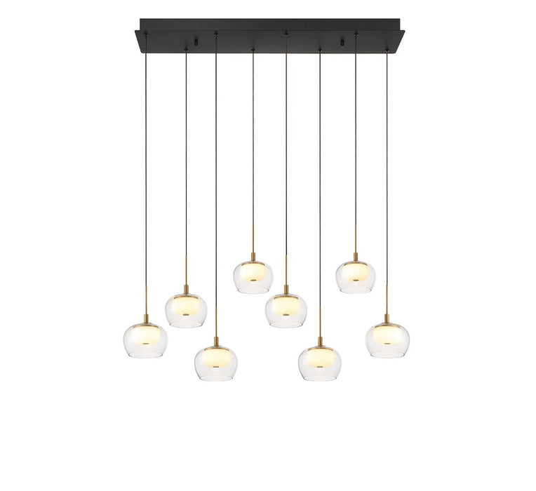 Lib & Co. - 10216-02 - LED Chandelier - Manarola - Matte Black
