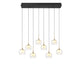Lib & Co. - 10216-02 - LED Chandelier - Manarola - Matte Black