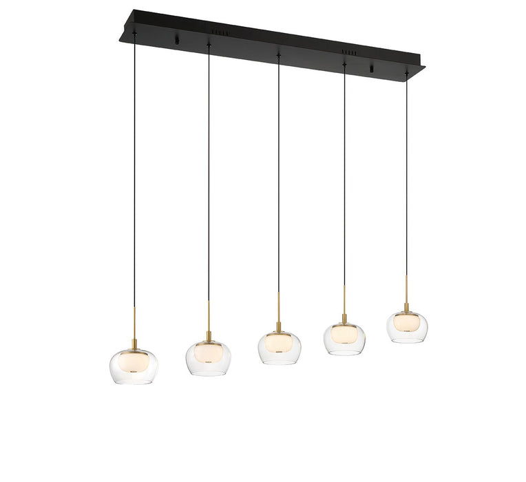 Lib & Co. - 10217-02 - LED Chandelier - Manarola - Matte Black