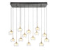 Lib & Co. - 10218-02 - LED Chandelier - Manarola - Matte Black