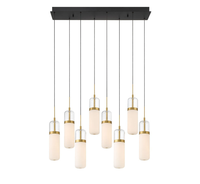 Lib & Co. - 10225-02 - LED Chandelier - Verona - Matte Black