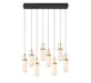 Lib & Co. - 10225-02 - LED Chandelier - Verona - Matte Black