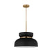 Visual Comfort Studio - DJP1111SBMBK - One Light Pendant - Pemberton - Midnight Black