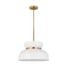 Visual Comfort Studio - DJP1111SBMWT - One Light Pendant - Pemberton - Matte White