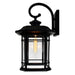 CWI Lighting - 0411W11-1-101 - One Light Outdoor Wall Lantern - Blackburn - Black