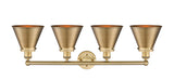 Innovations - 616-4W-BB-M13-BB - Four Light Bath Vanity - Franklin Restoration - Brushed Brass