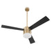 Quorum - 3-119-40 - 52" Ceiling Fan - Allegro - Aged Brass