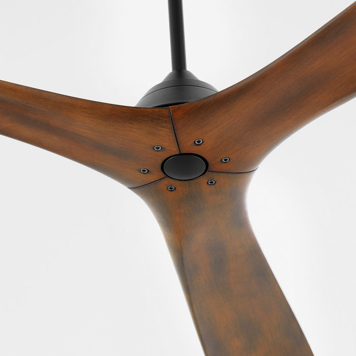 Quorum - 3-121-2115 - 72" Ceiling Fan - Mecca - Black|Walnut