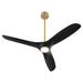 Quorum - 3-122-1540 - 56" Ceiling Fan - Province - Aged Brass