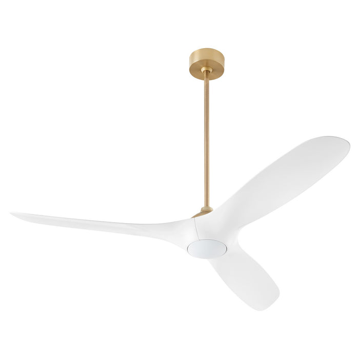 Quorum - 3-122-640 - 56" Ceiling Fan - Province - Aged Brass