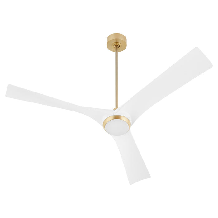 Quorum - 3-123-640 - 58" Ceiling Fan - Ridley - Aged Brass