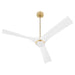 Quorum - 3-123-640 - 58" Ceiling Fan - Ridley - Aged Brass