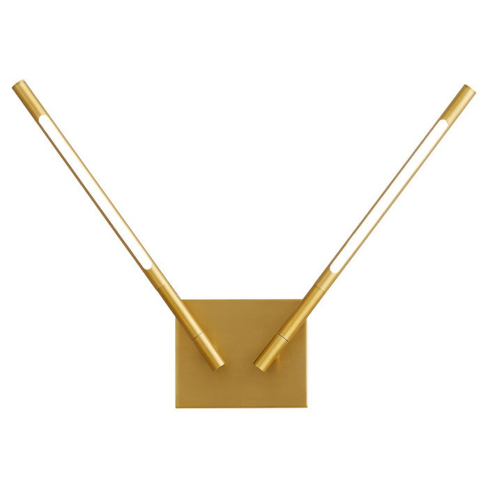 Quorum - 3-404-40 - LED Wall Sconce - Palillos - Aged Brass