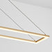 Quorum - 3-6055-40 - LED Pendant - Xanni - Aged Brass