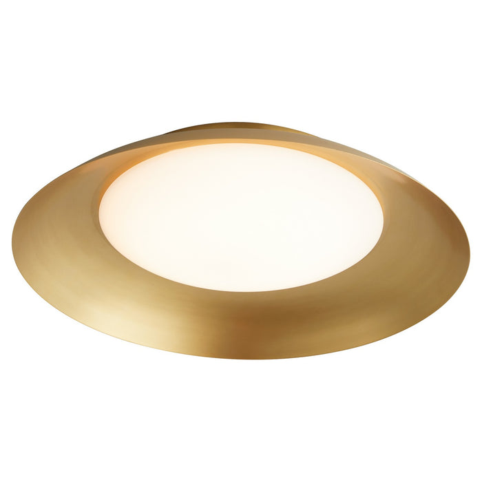 Quorum - 3-679-40 - LED Ceiling Mount - Bongo - Aged Brass