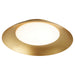 Quorum - 3-679-40 - LED Ceiling Mount - Bongo - Aged Brass
