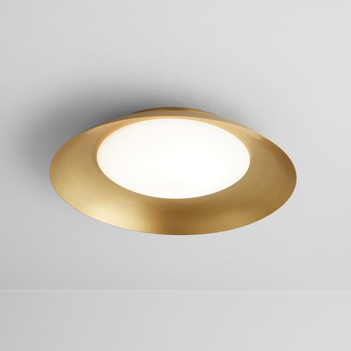 Quorum - 3-679-40 - LED Ceiling Mount - Bongo - Aged Brass