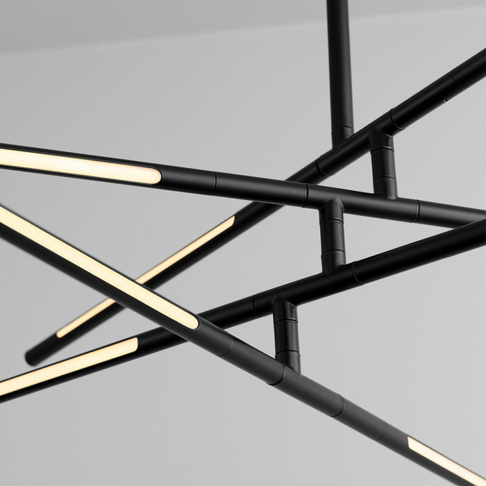 Quorum - 3-804-15 - LED Pendant - Palillos - Black