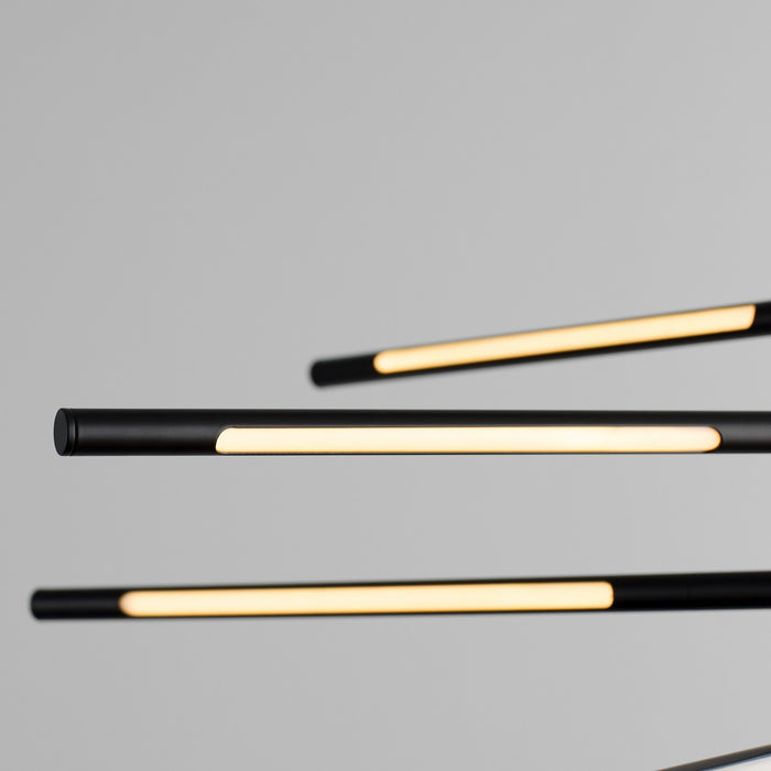 Quorum - 3-804-15 - LED Pendant - Palillos - Black